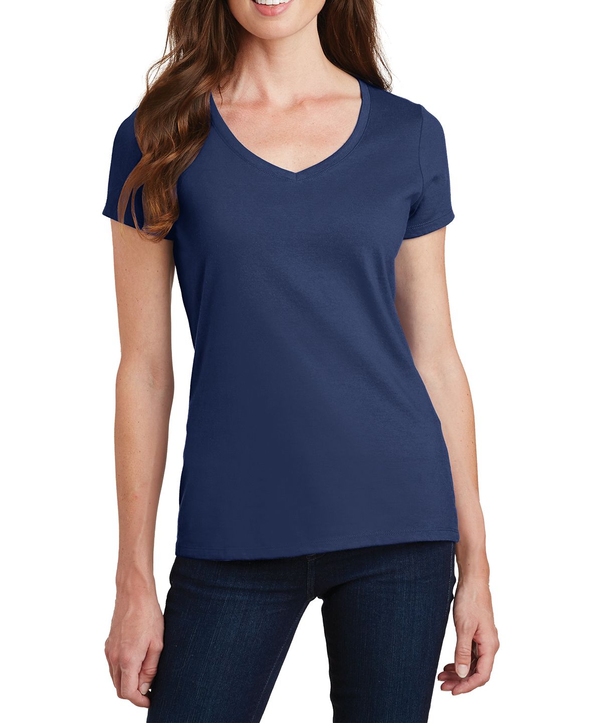 JustBlanks Women's Fan Favorite V-Neck Tee T-Shirt - JBLPC450V - Picture 18 of 21