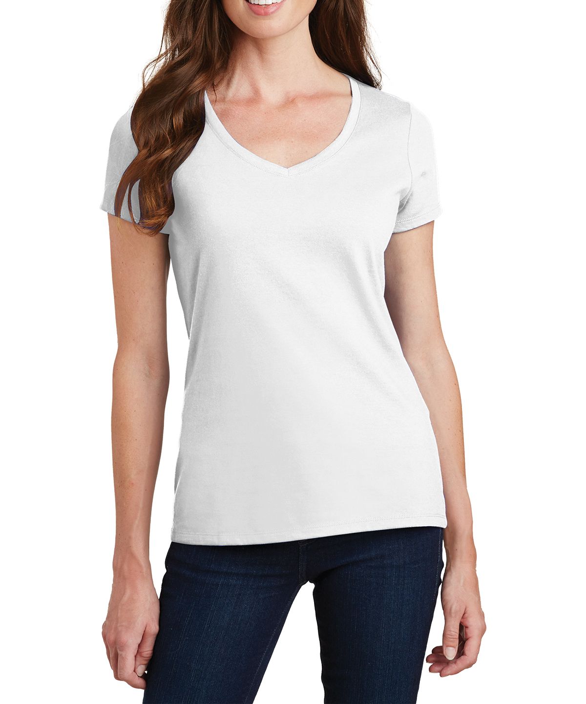 JustBlanks Women's Fan Favorite V-Neck Tee T-Shirt - JBLPC450V - Picture 21 of 21