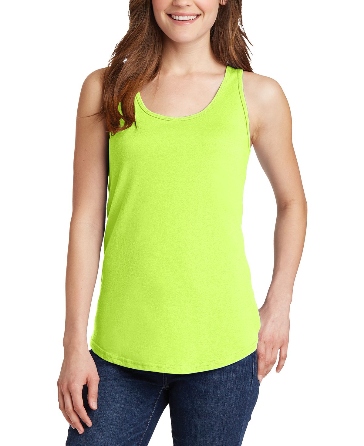 JustBlanks Women's Core Cotton Sleevless Feminine Fit Tank Top - JBLPC54TT - Picture 9 of 12