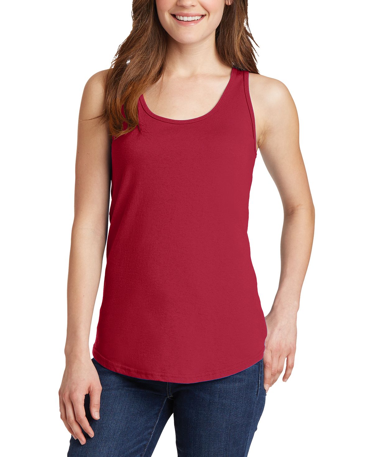 JustBlanks Women's Core Cotton Sleevless Feminine Fit Tank Top - JBLPC54TT - Picture 10 of 12