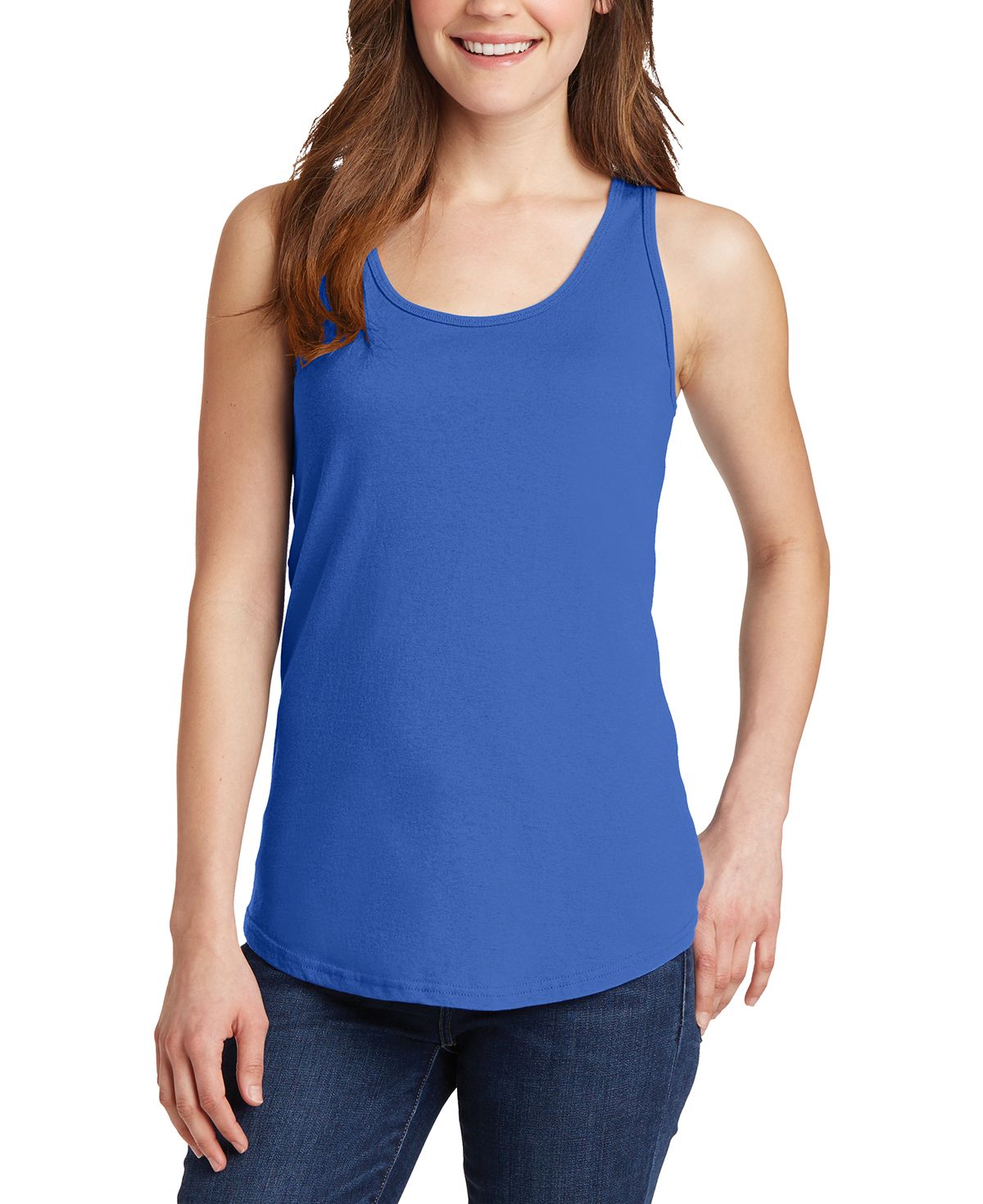 JustBlanks Women's Core Cotton Sleevless Feminine Fit Tank Top - JBLPC54TT - Picture 11 of 12