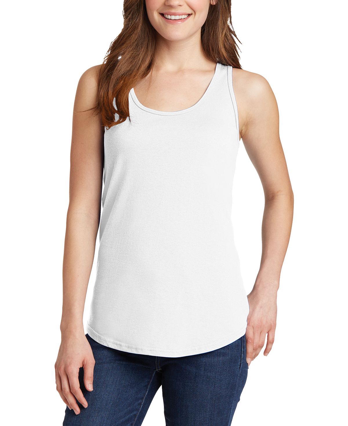 JustBlanks Women's Core Cotton Sleevless Feminine Fit Tank Top - JBLPC54TT - Picture 12 of 12