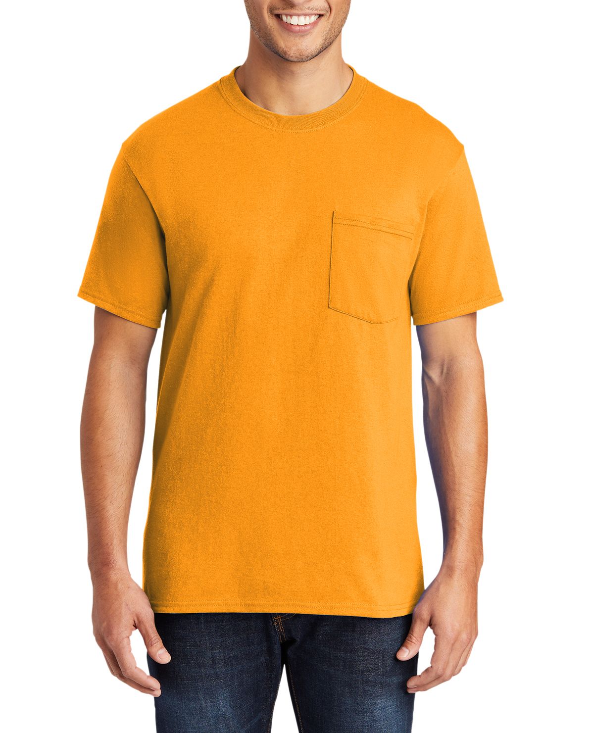 Just Blanks Men's Tall Core Blend Pocket T-Shirt - JBPC55PT