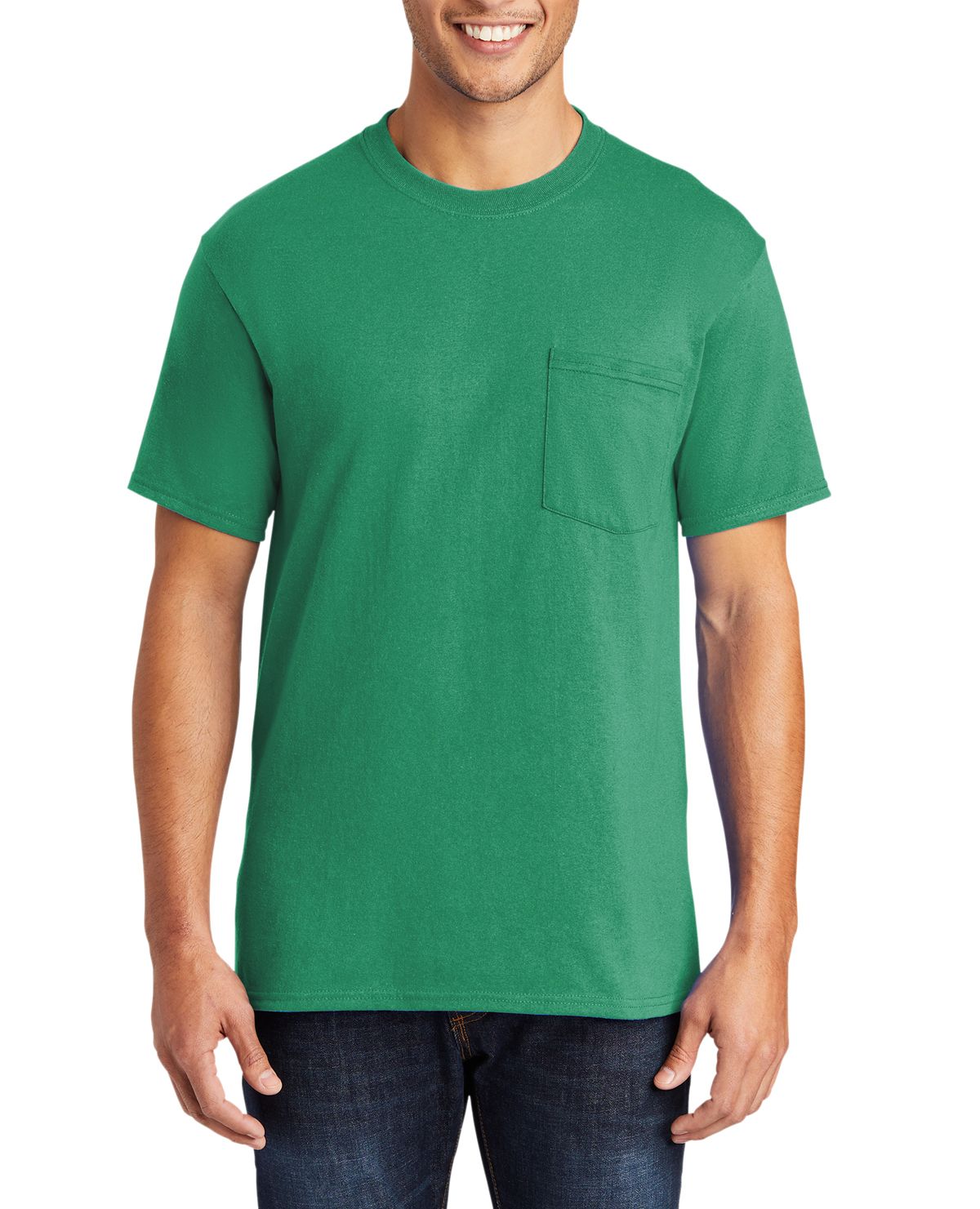 Just Blanks Men's Tall Core Blend Pocket T-Shirt - JBPC55PT