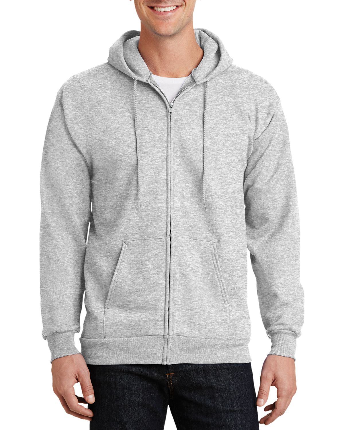 Just Blanks Men's Tall Full-Zip Hoodie - JBPC90ZHT