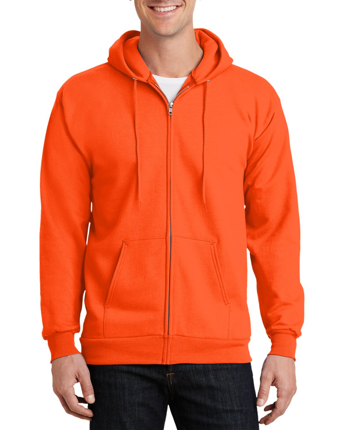 Just Blanks Men's Tall Full-Zip Hoodie - JBPC90ZHT