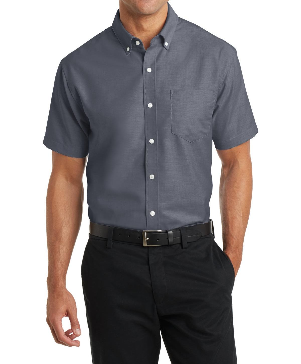 Just Blanks Men’s Performance Oxford Button Down Shirt – JBS659