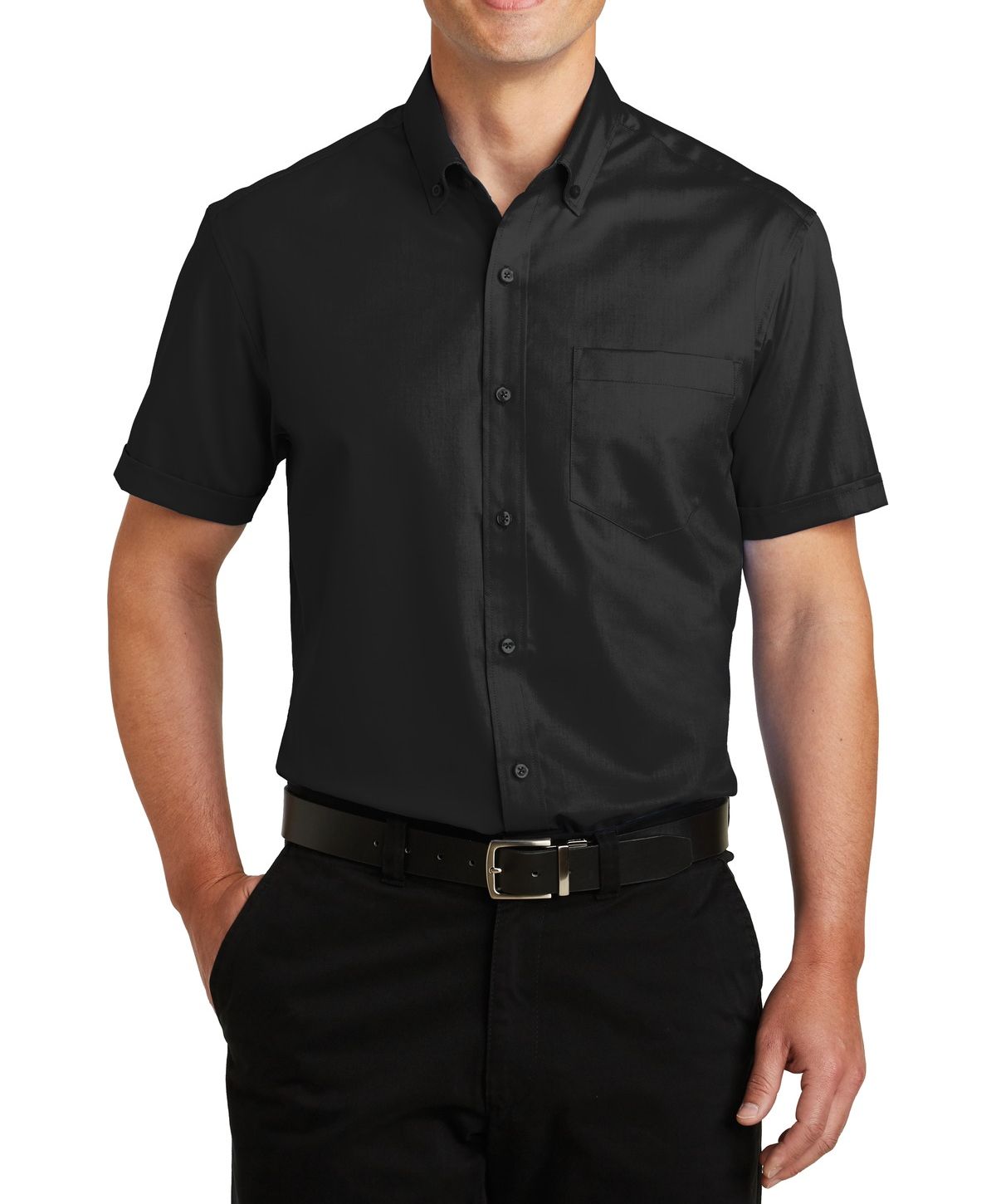 JustBlanks Men's Short Sleeve Twill Dress Shirt - JBS664 | eBay JustBlanks Men's Short Sleeve Twill Dress Shirt - JBS664 | eBay