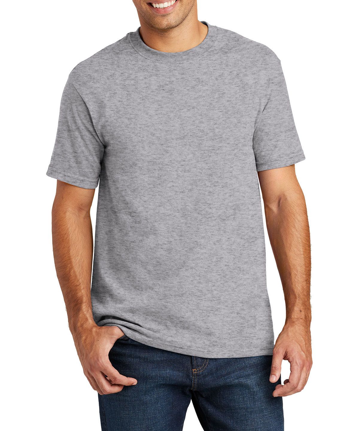 Just Blanks Men’s All-American Short Sleeve 100% Cotton T-Shirt – JBUSA100