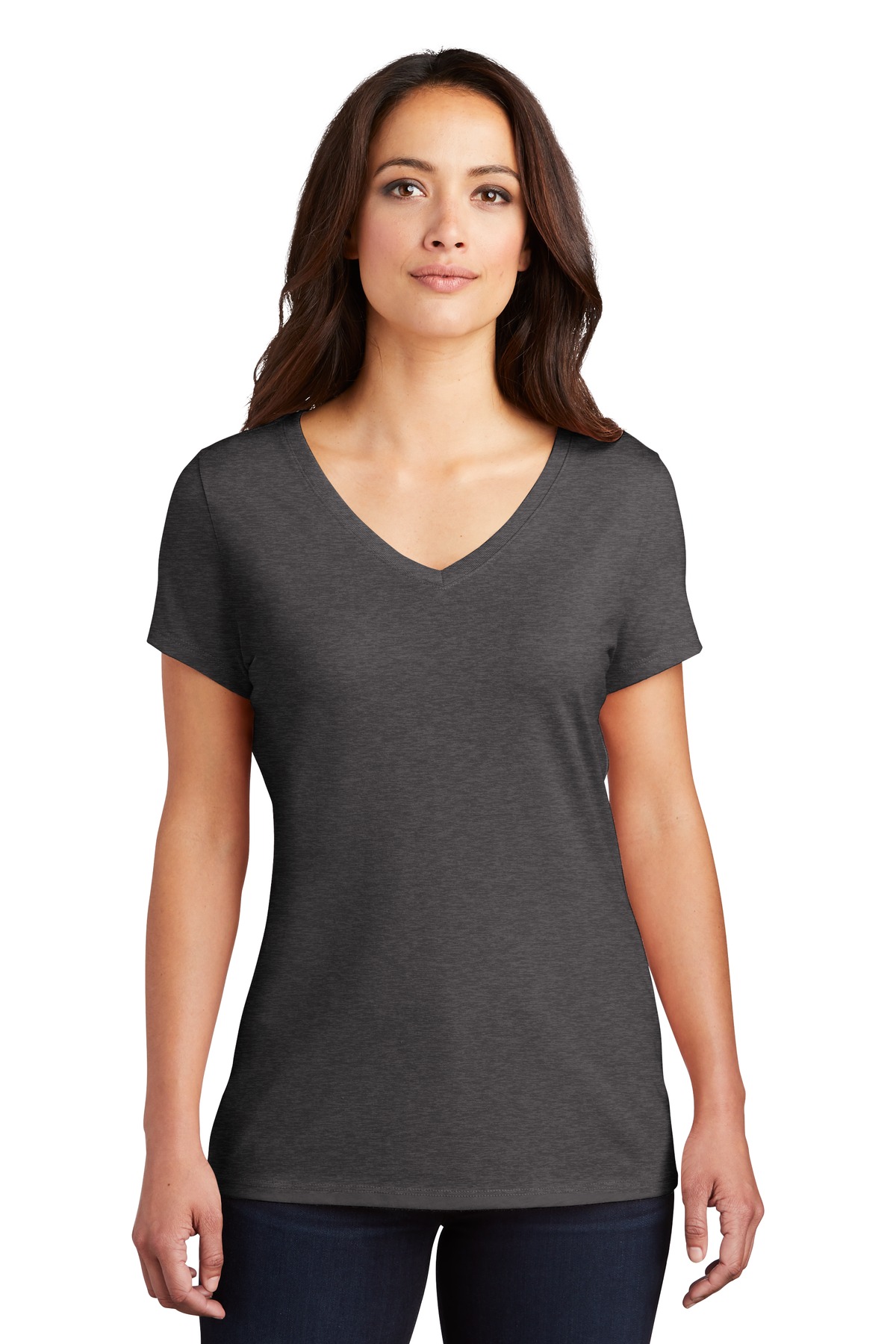 3 Pack Of District DM1350L Womens Perfect Lightweight Tri Extra Soft T-Shirt - Picture 9 of 24