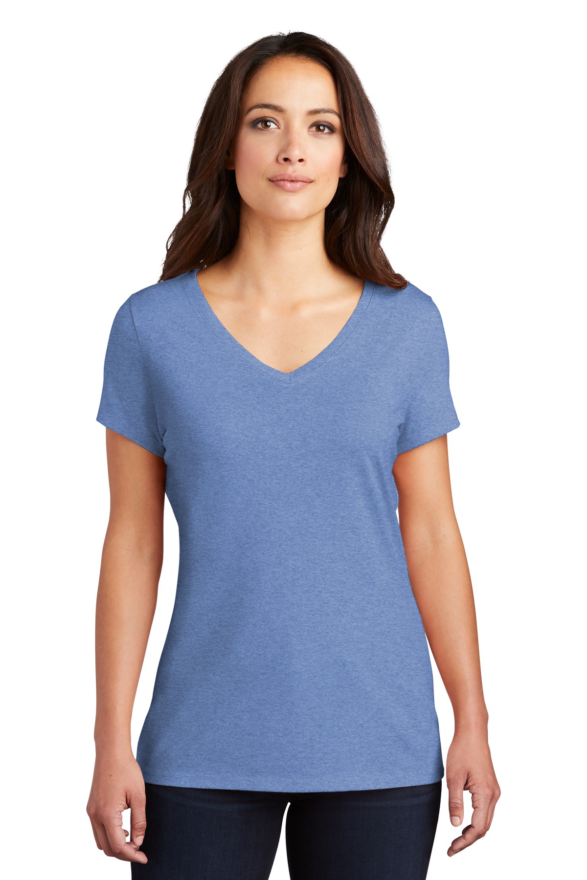3 Pack Of District DM1350L Womens Perfect Lightweight Tri Extra Soft T-Shirt - Picture 14 of 24