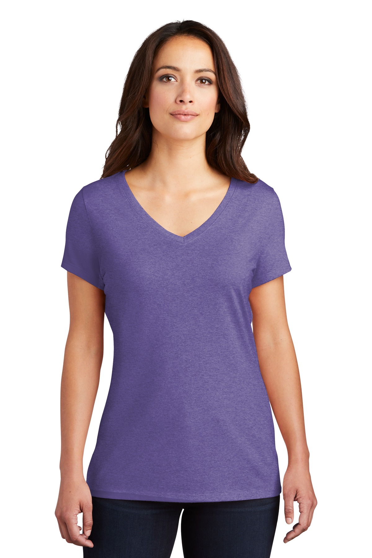 3 Pack Of District DM1350L Womens Perfect Lightweight Tri Extra Soft T-Shirt - Picture 19 of 24