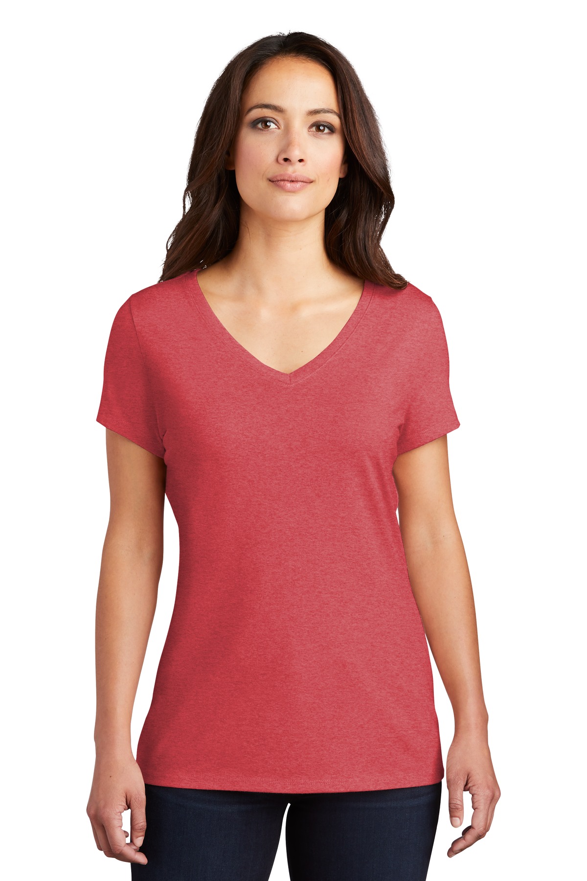 3 Pack Of District DM1350L Womens Perfect Lightweight Tri Extra Soft T-Shirt - Picture 20 of 24