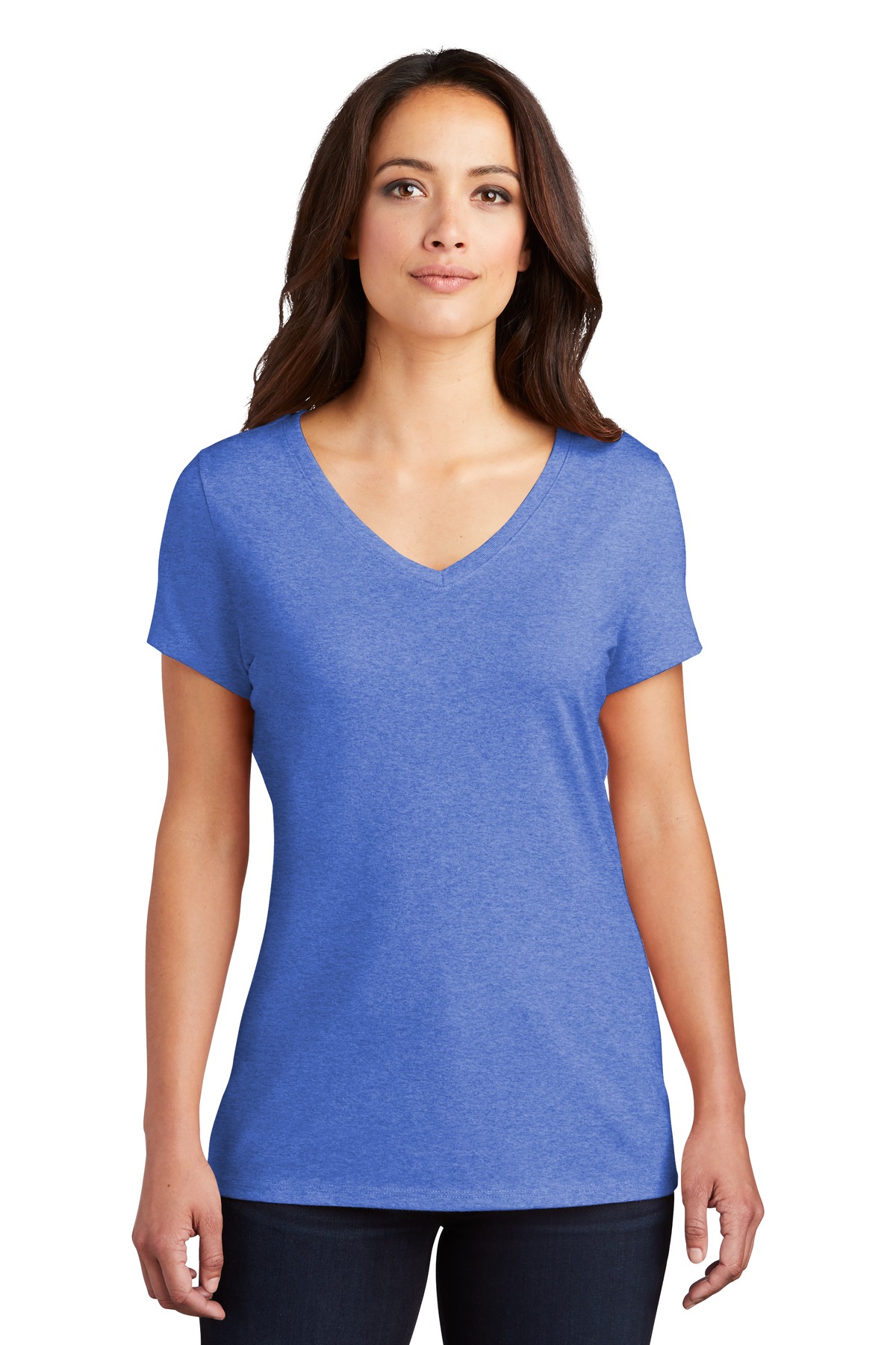 3 Pack Of District DM1350L Womens Perfect Lightweight Tri Extra Soft T-Shirt - Picture 21 of 24