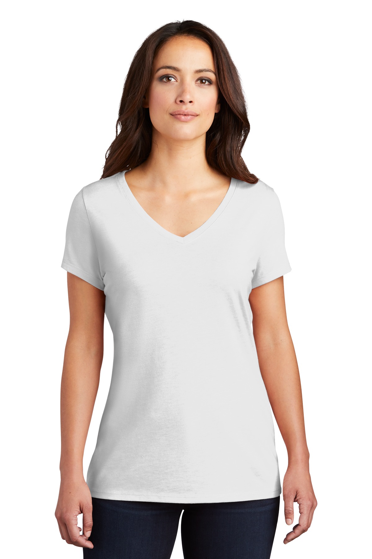 3 Pack Of District DM1350L Womens Perfect Lightweight Tri Extra Soft T-Shirt - Picture 23 of 24