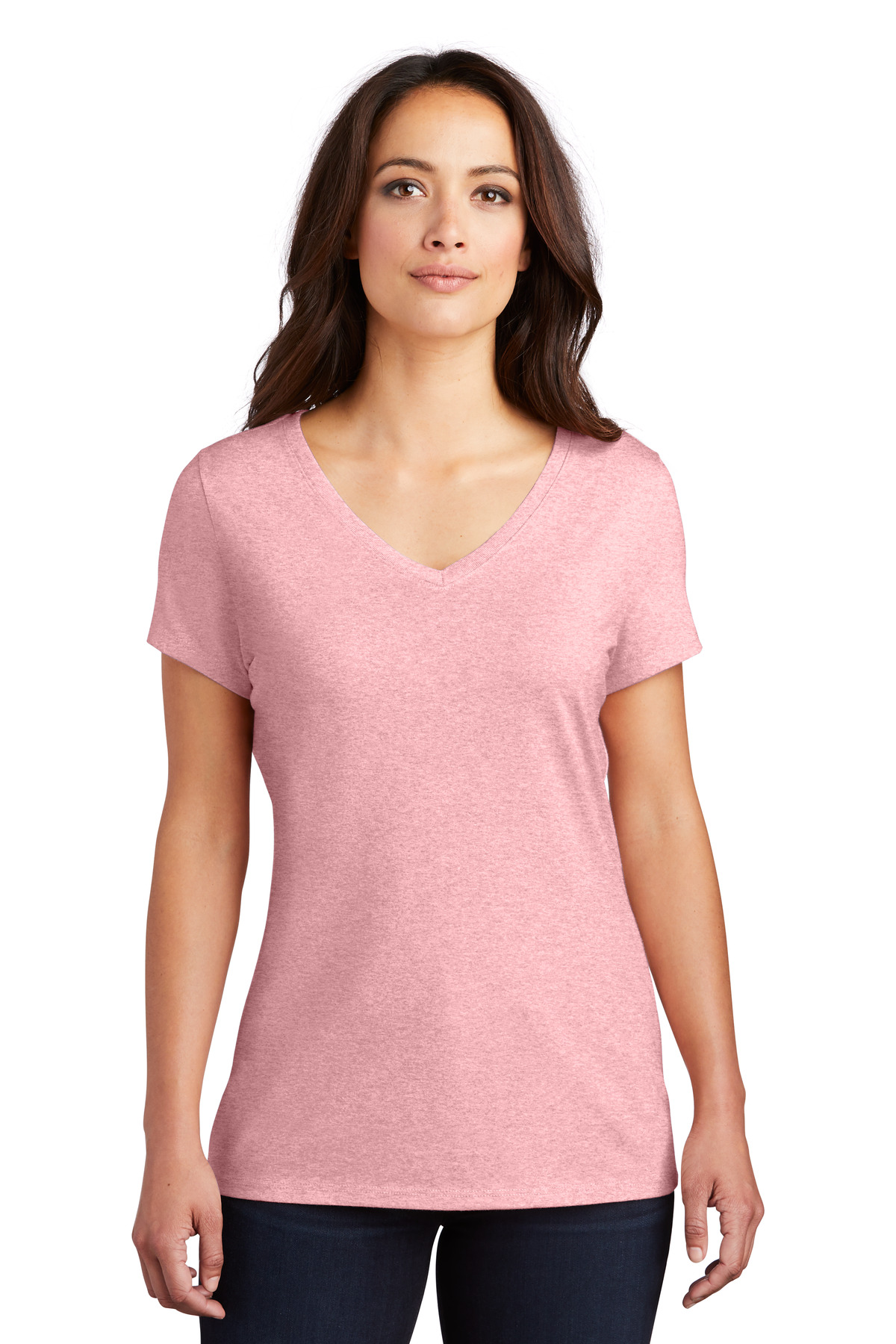 3 Pack Of District DM1350L Womens Perfect Lightweight Tri Extra Soft T-Shirt - Picture 24 of 24