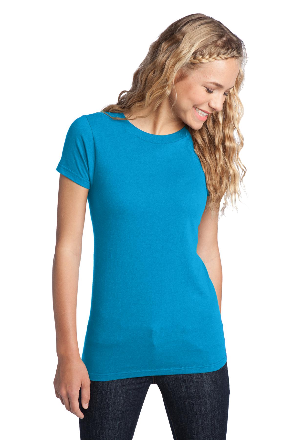 3 Pack Of District DT5001 Women's Crew Neck T Shirt Tee The Concert T-Shirt - Picture 15 of 25
