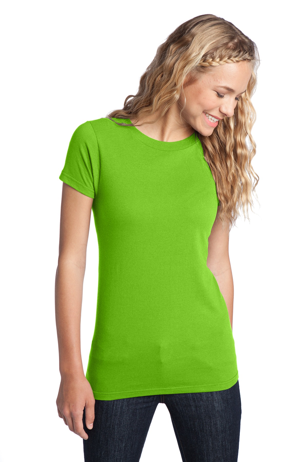 3 Pack Of District DT5001 Women's Crew Neck T Shirt Tee The Concert T-Shirt - Picture 16 of 25