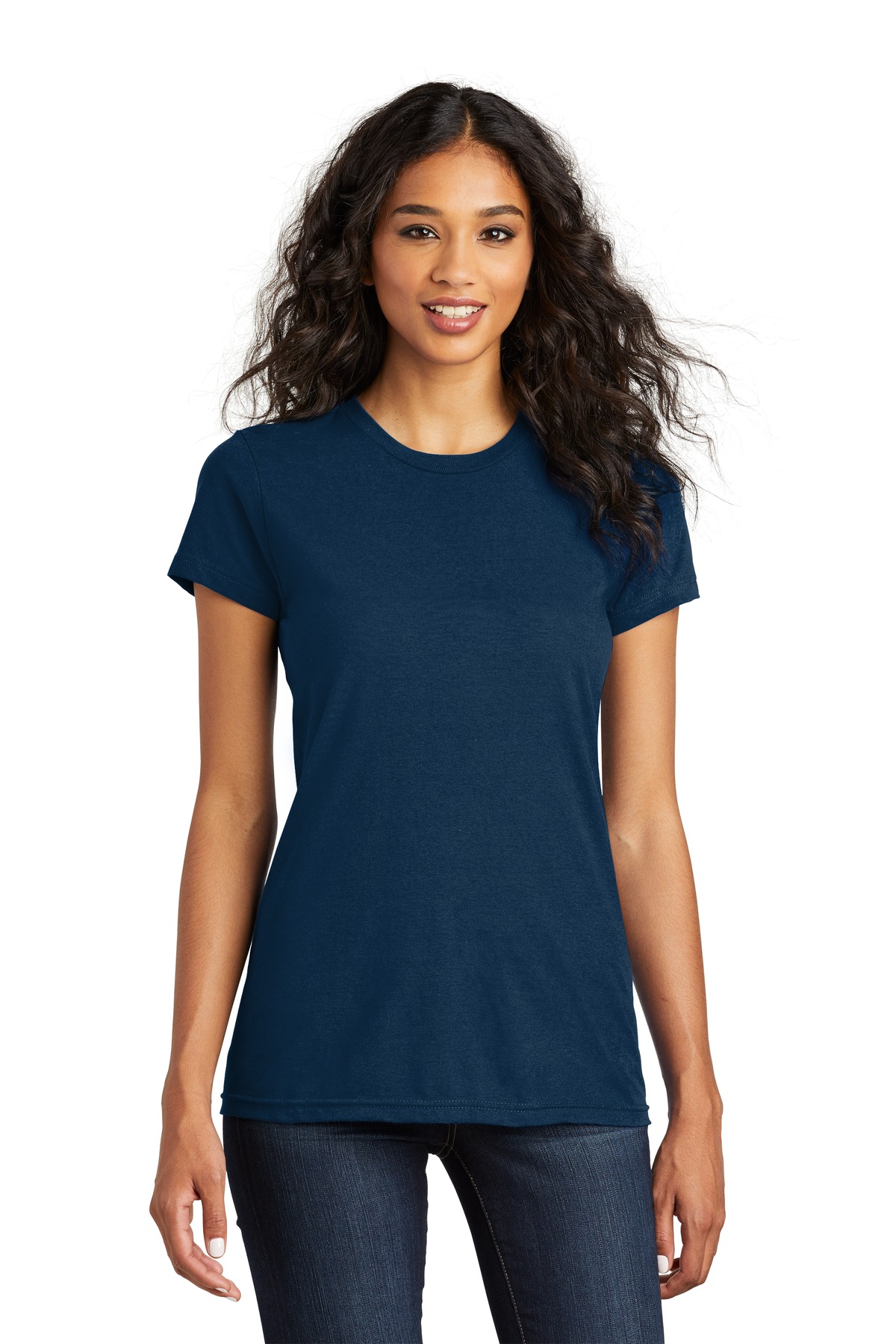 3 Pack Of District DT5001 Women's Crew Neck T Shirt Tee The Concert T-Shirt - Picture 20 of 25