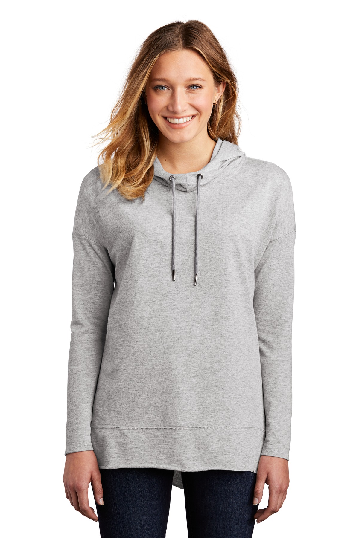 District DT671 Women's Cotton/Poly Featherweight French Terry Hoodie - Pack Of 2 - Picture 4 of 7