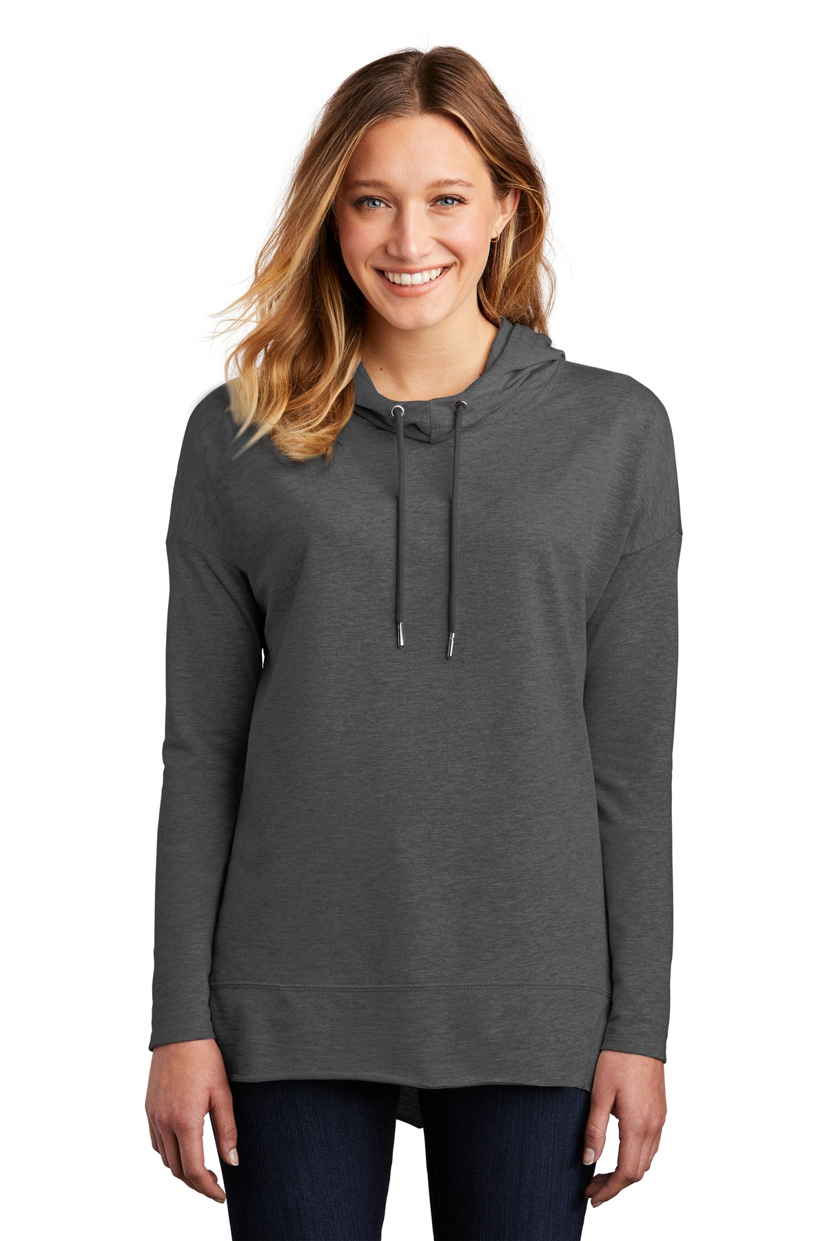 District DT671 Women's Cotton/Poly Featherweight French Terry Hoodie - Pack Of 2 - Picture 6 of 7