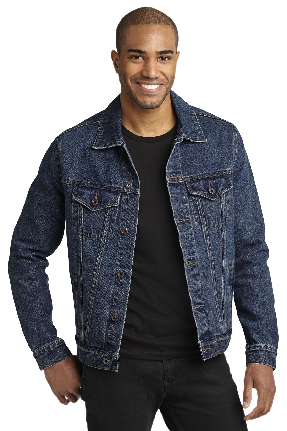 3 Pack Of Port Authority J7620 Men's Garment Washed Indigo