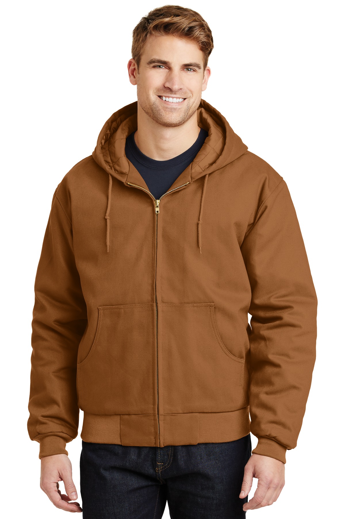 3 Pack Of CornerStone J763H Men's Long Sleeve Hoodie Work Jacket - Picture 4 of 5