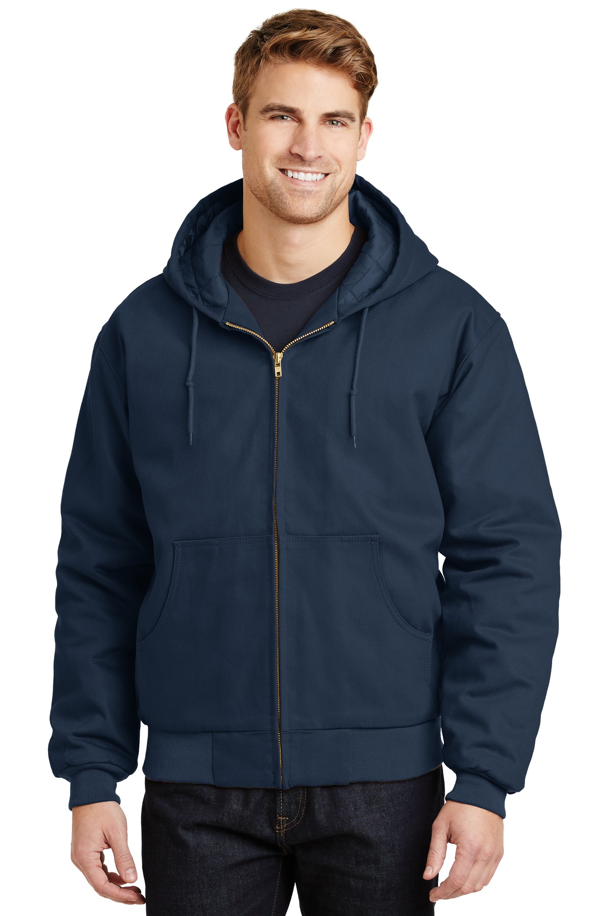 3 Pack Of CornerStone J763H Men's Long Sleeve Hoodie Work Jacket - Picture 5 of 5