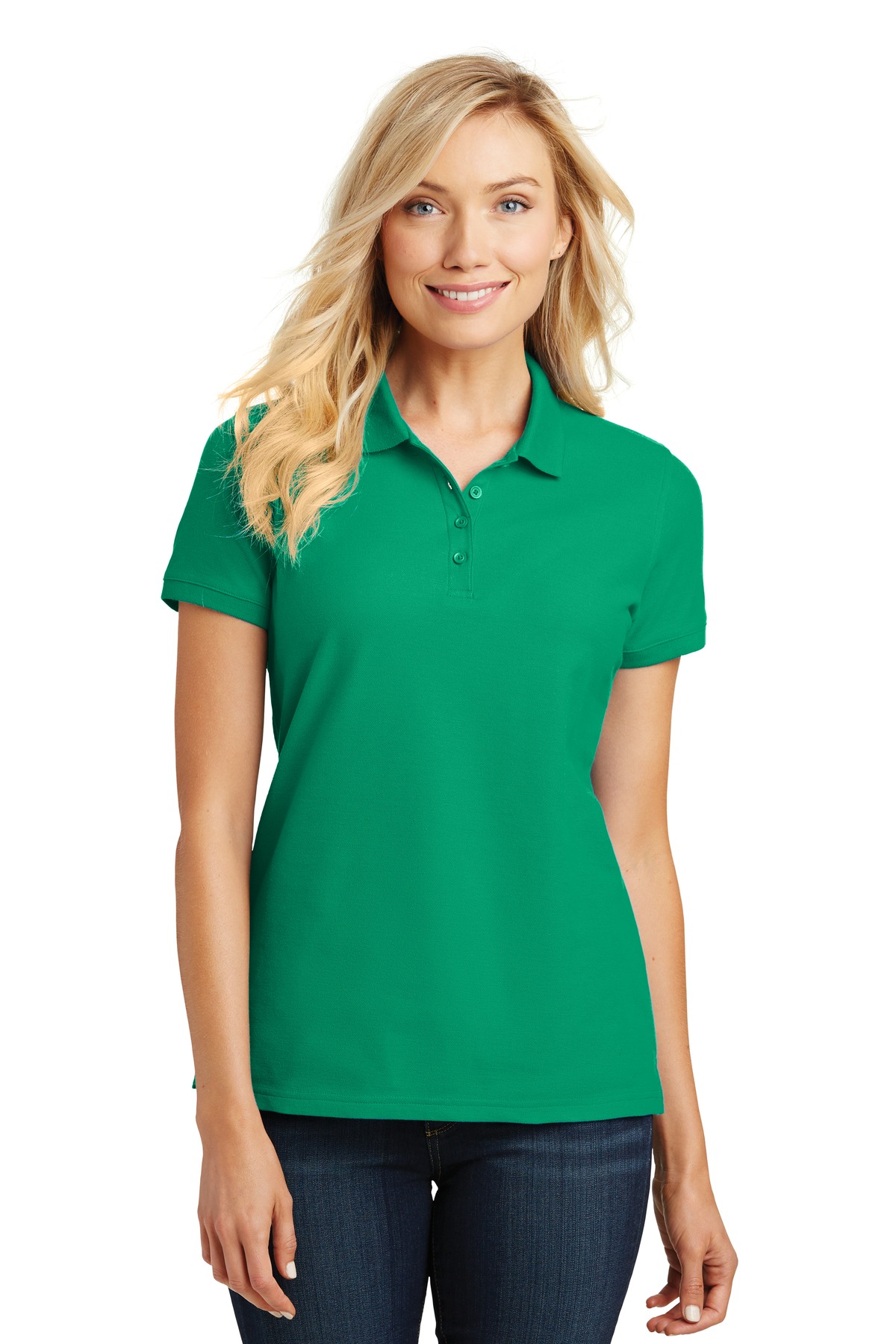 Port Authority L100 Women's Cotton/Poly Core Classic Pique Polo - Pack Of 2 - Picture 2 of 17
