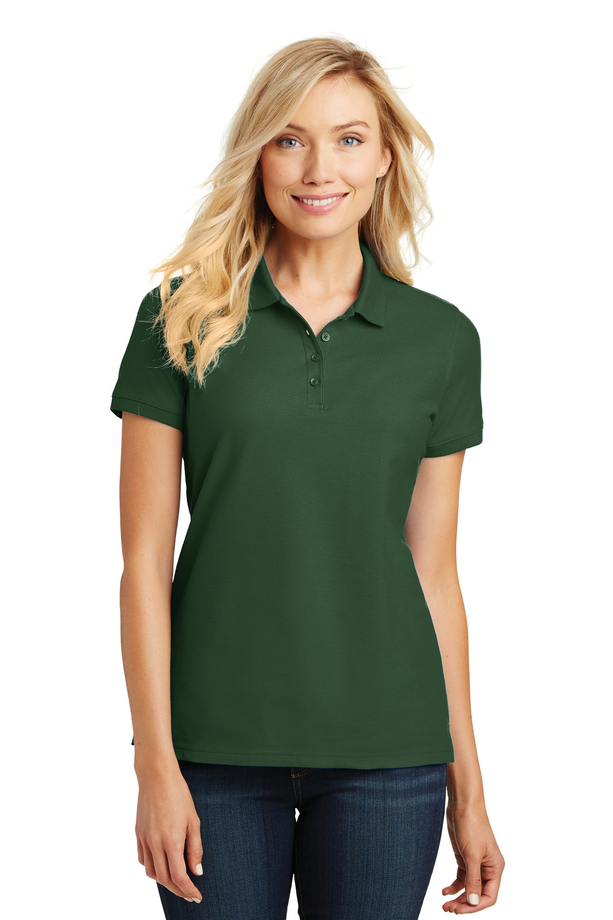 Port Authority L100 Women's Cotton/Poly Core Classic Pique Polo - Pack Of 2 - Picture 7 of 17