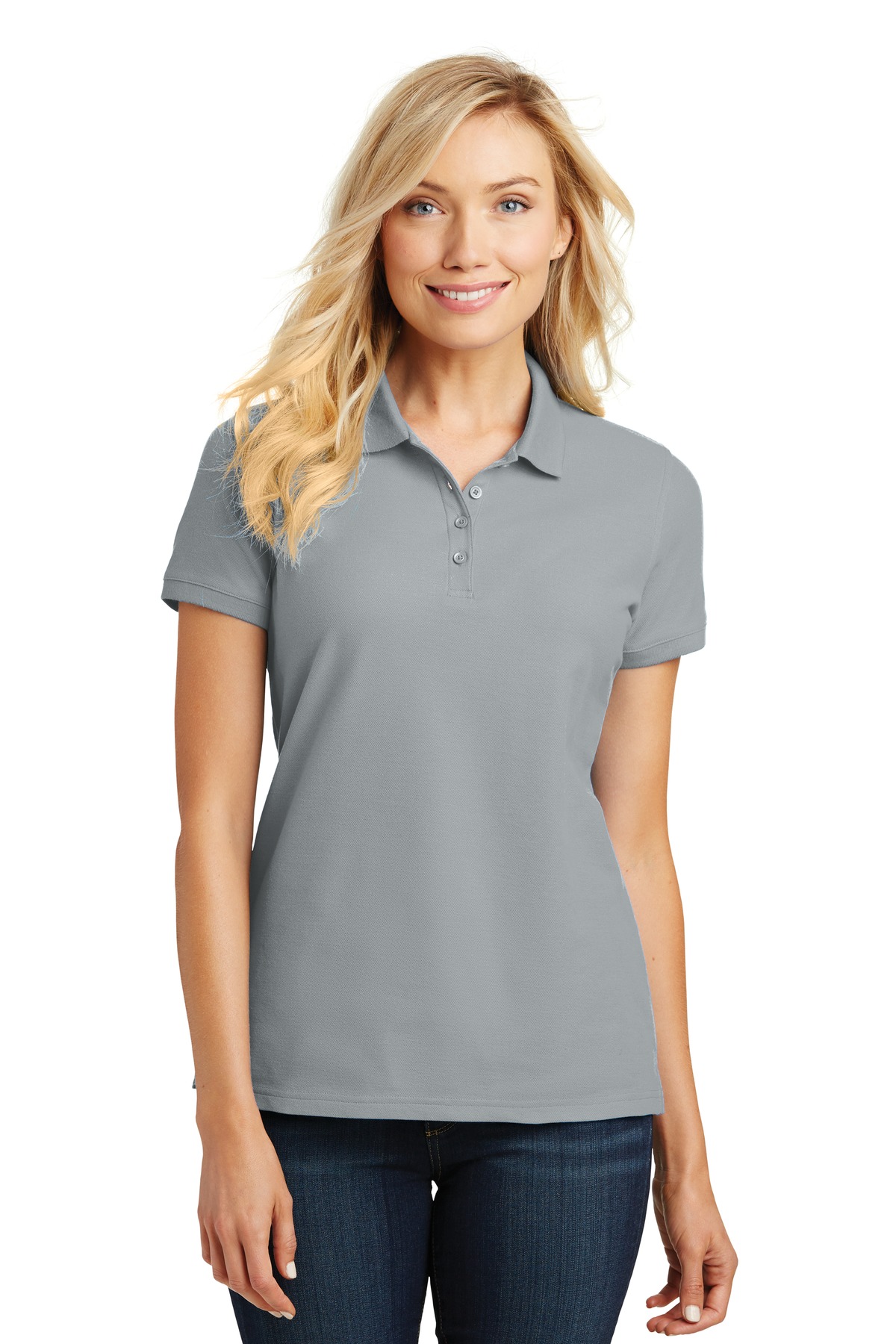 Port Authority L100 Women's Cotton/Poly Core Classic Pique Polo - Pack Of 2 - Picture 9 of 17