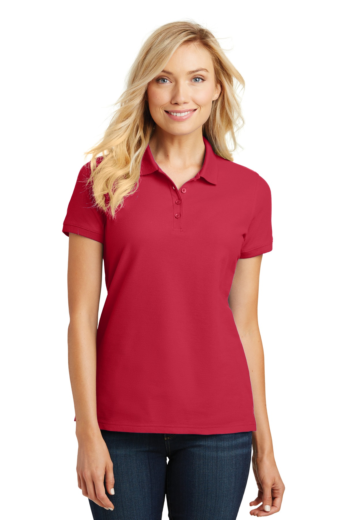 Port Authority L100 Women's Cotton/Poly Core Classic Pique Polo - Pack Of 2 - Picture 13 of 17