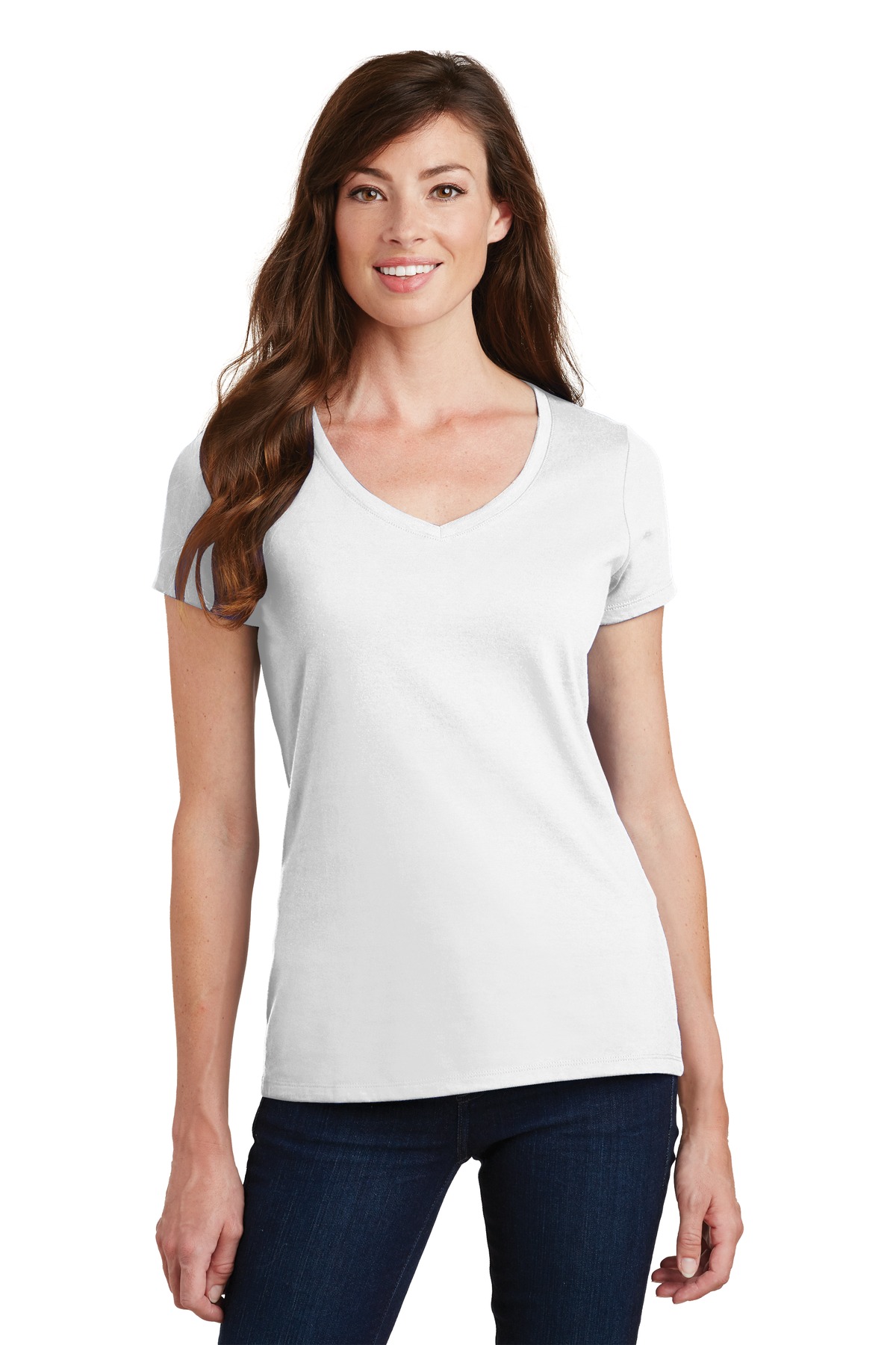 3 Pack Of Port & Company LPC450V Women's Fan Favorite V-Neck Tee T-Shirt - Picture 22 of 22