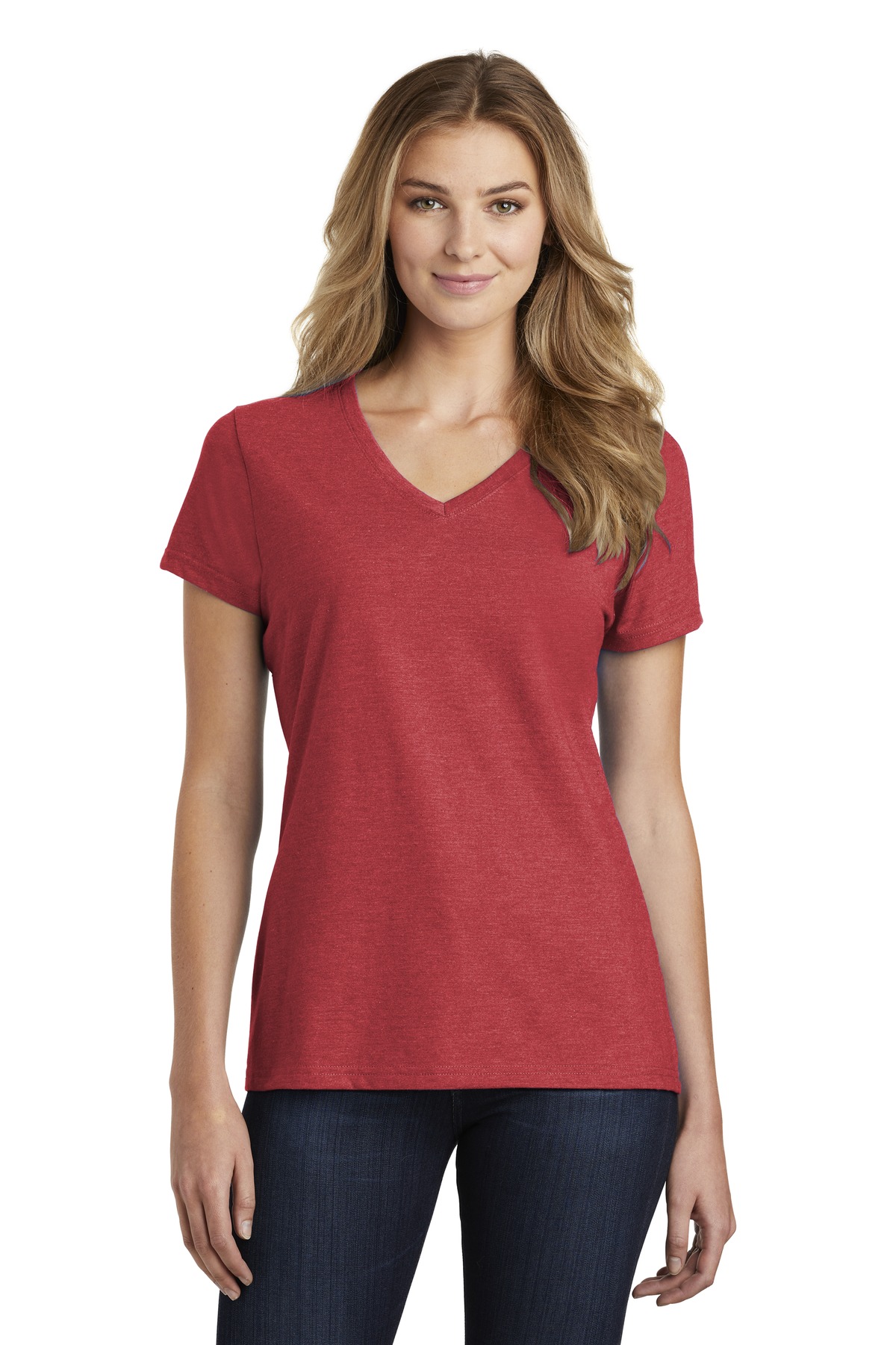 Port & Company LPC455V Women's Fan Favorite CVC Blend V Neck T-Shirt - Pack Of 2 - Picture 11 of 15