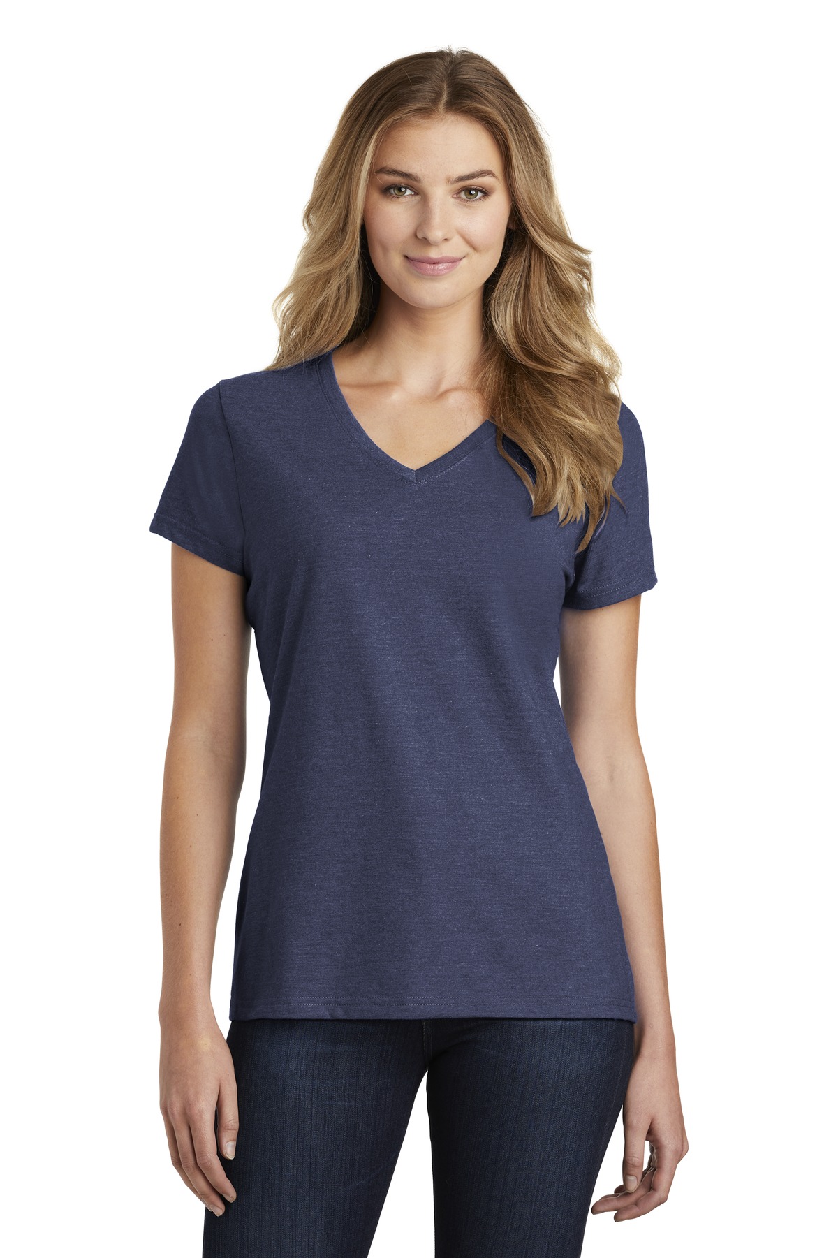 Port & Company LPC455V Women's Fan Favorite CVC Blend V Neck T-Shirt - Pack Of 2 - Picture 12 of 15