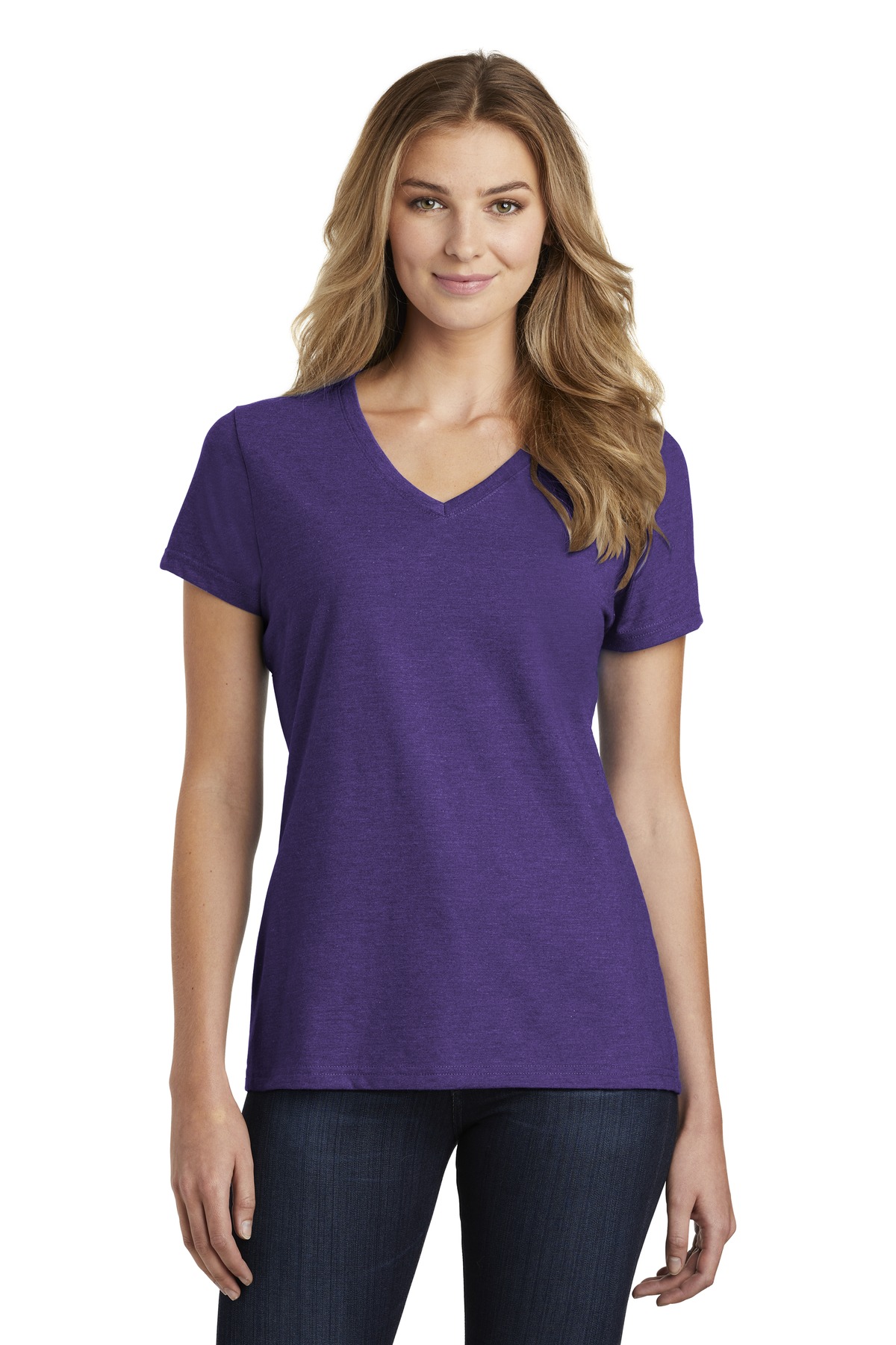 Port & Company LPC455V Women's Fan Favorite CVC Blend V Neck T-Shirt - Pack Of 2 - Picture 13 of 15