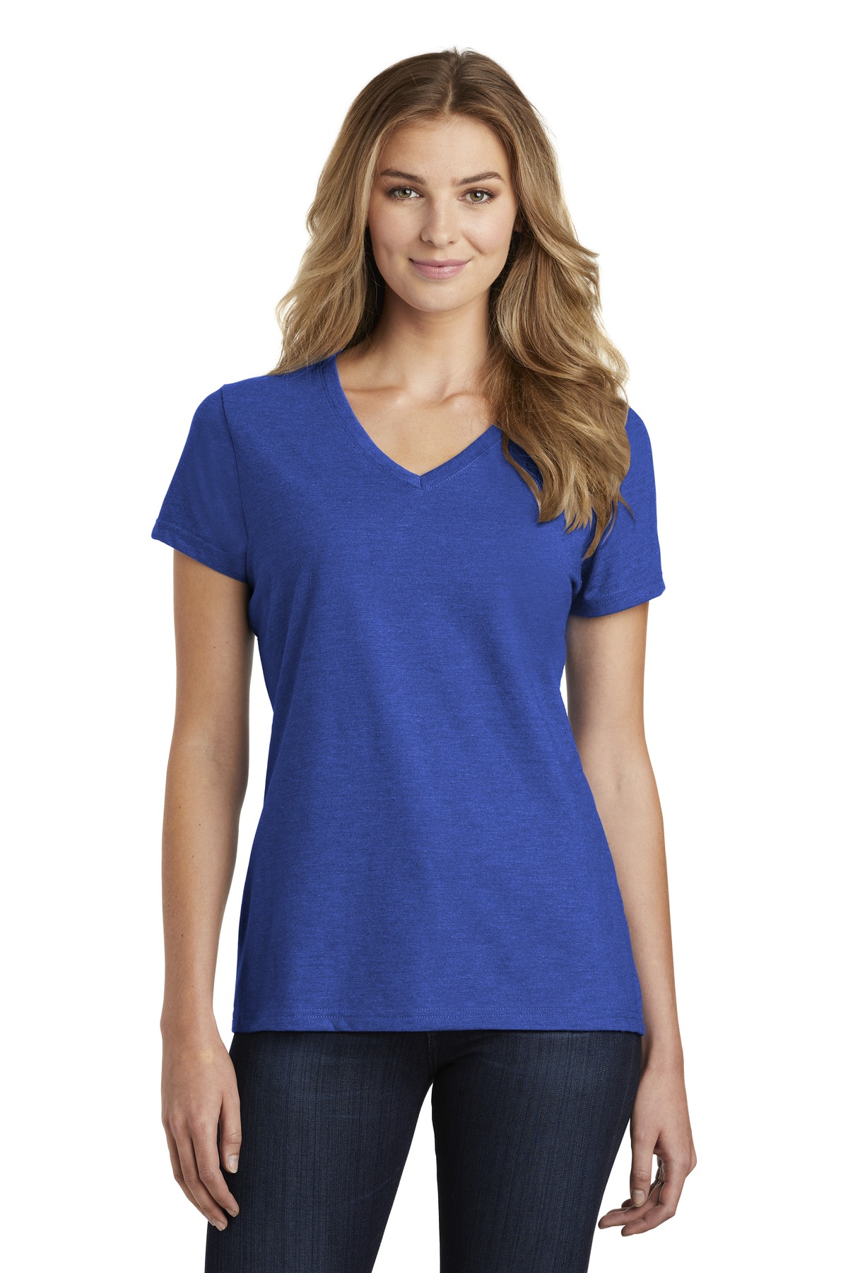 Port & Company LPC455V Women's Fan Favorite CVC Blend V Neck T-Shirt - Pack Of 2 - Picture 14 of 15