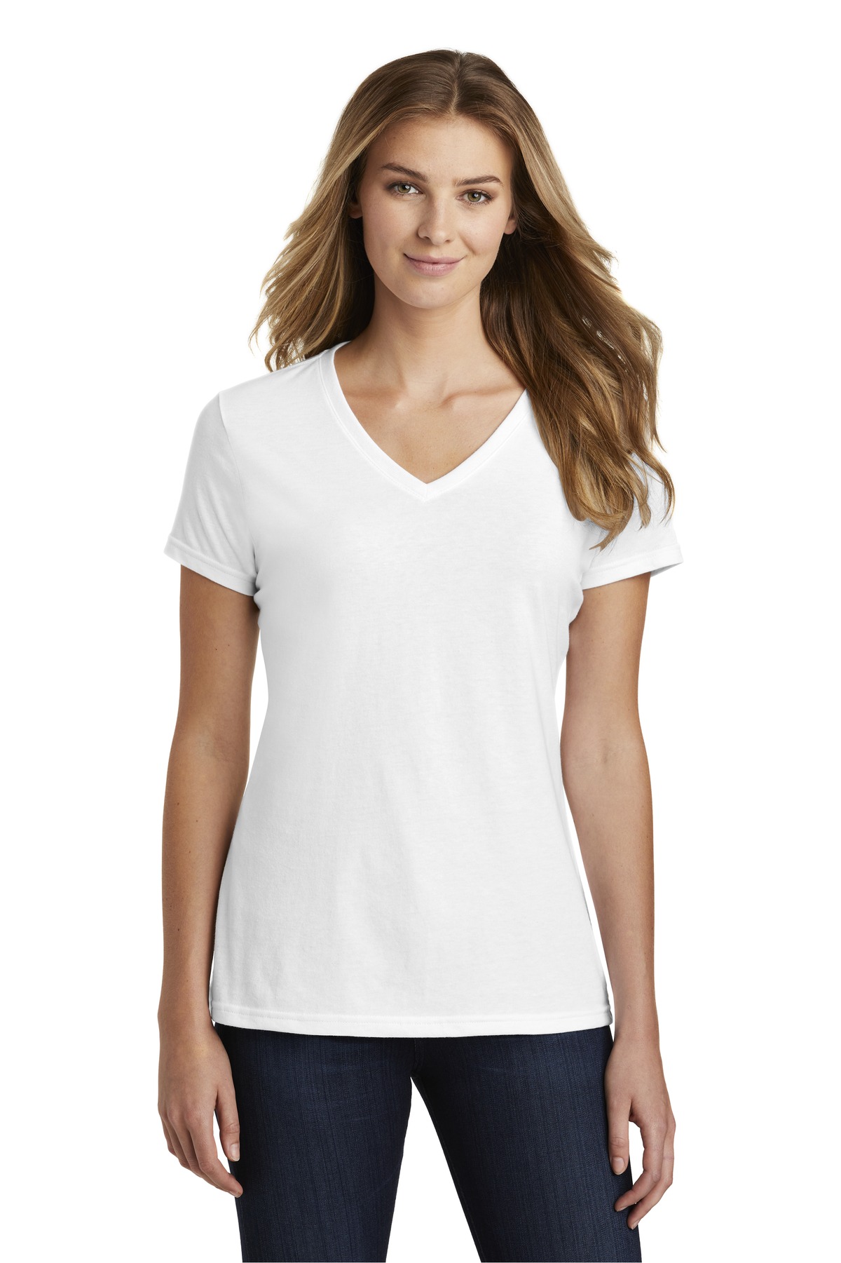 Port & Company LPC455V Women's Fan Favorite CVC Blend V Neck T-Shirt - Pack Of 2 - Picture 15 of 15