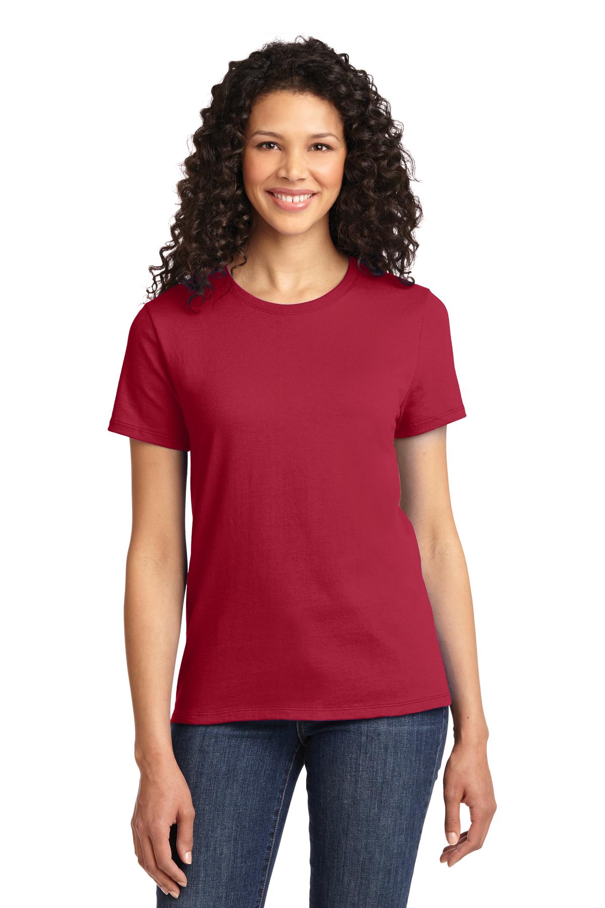 3 Pack Of Port & Company LPC61 Women's Cotton/Poly Essential Stylish T-Shirt - Picture 21 of 28
