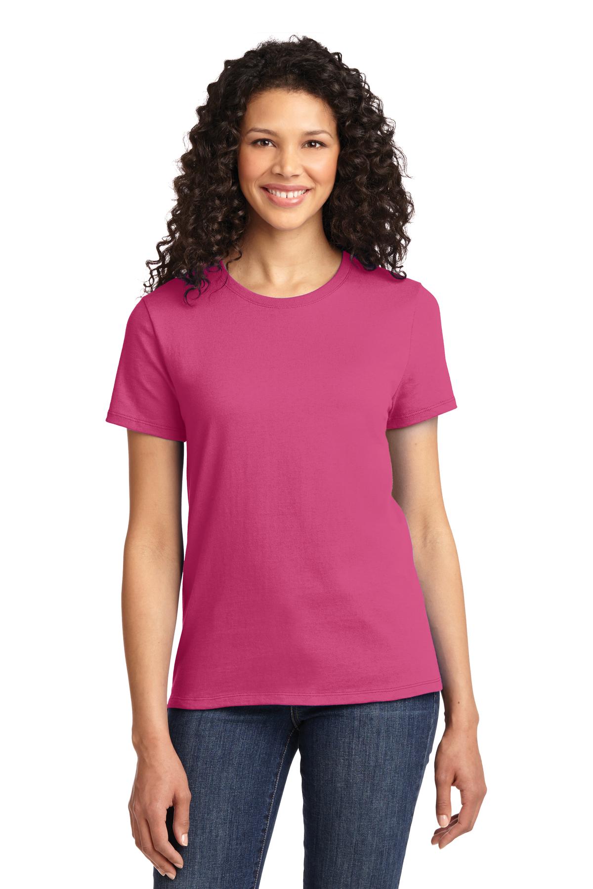 3 Pack Of Port & Company LPC61 Women's Cotton/Poly Essential Stylish T-Shirt - Picture 23 of 28