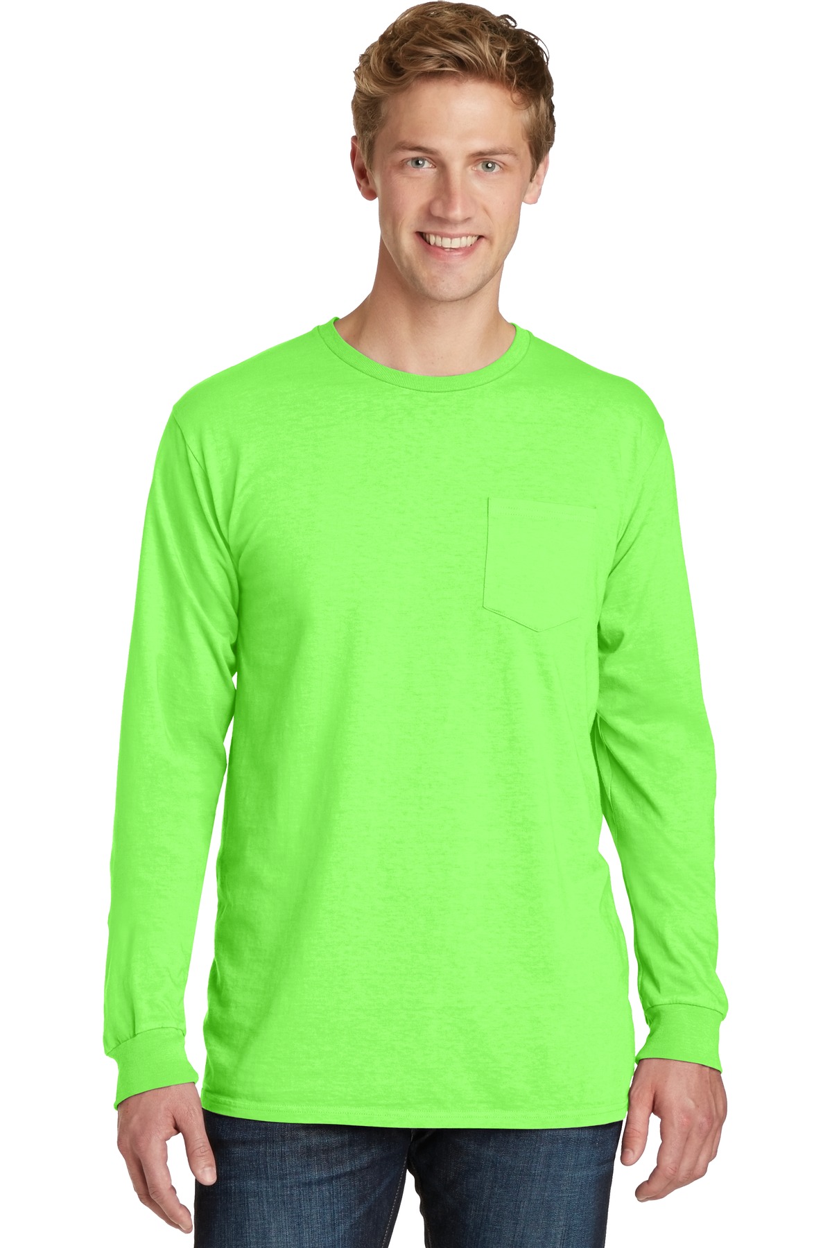 Port & Company PC099LSP Men's Pigment-Dyed Pocket Tee Top T-Shirt - Pack Of 2 - Picture 12 of 20