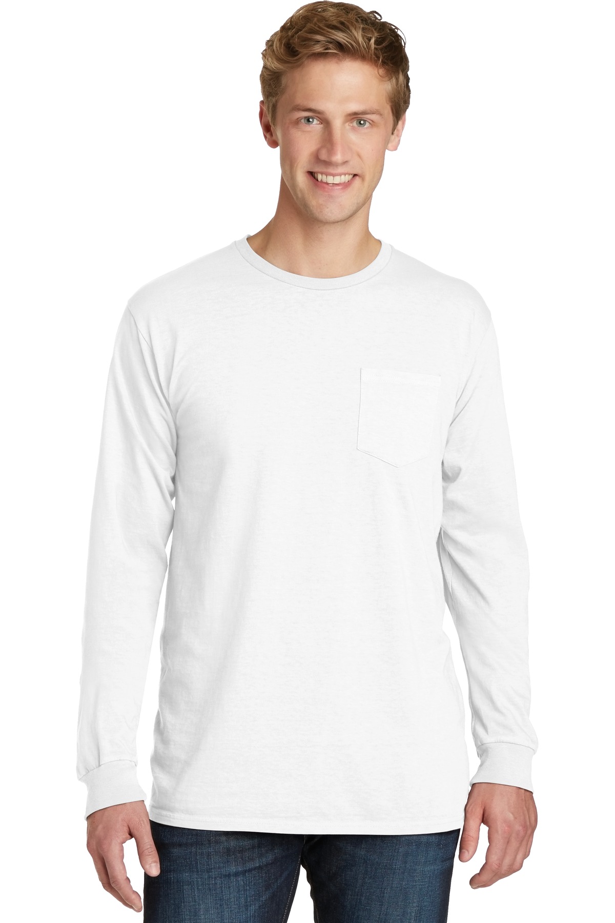 Port & Company PC099LSP Men's Pigment-Dyed Pocket Tee Top T-Shirt - Pack Of 2 - Picture 20 of 20