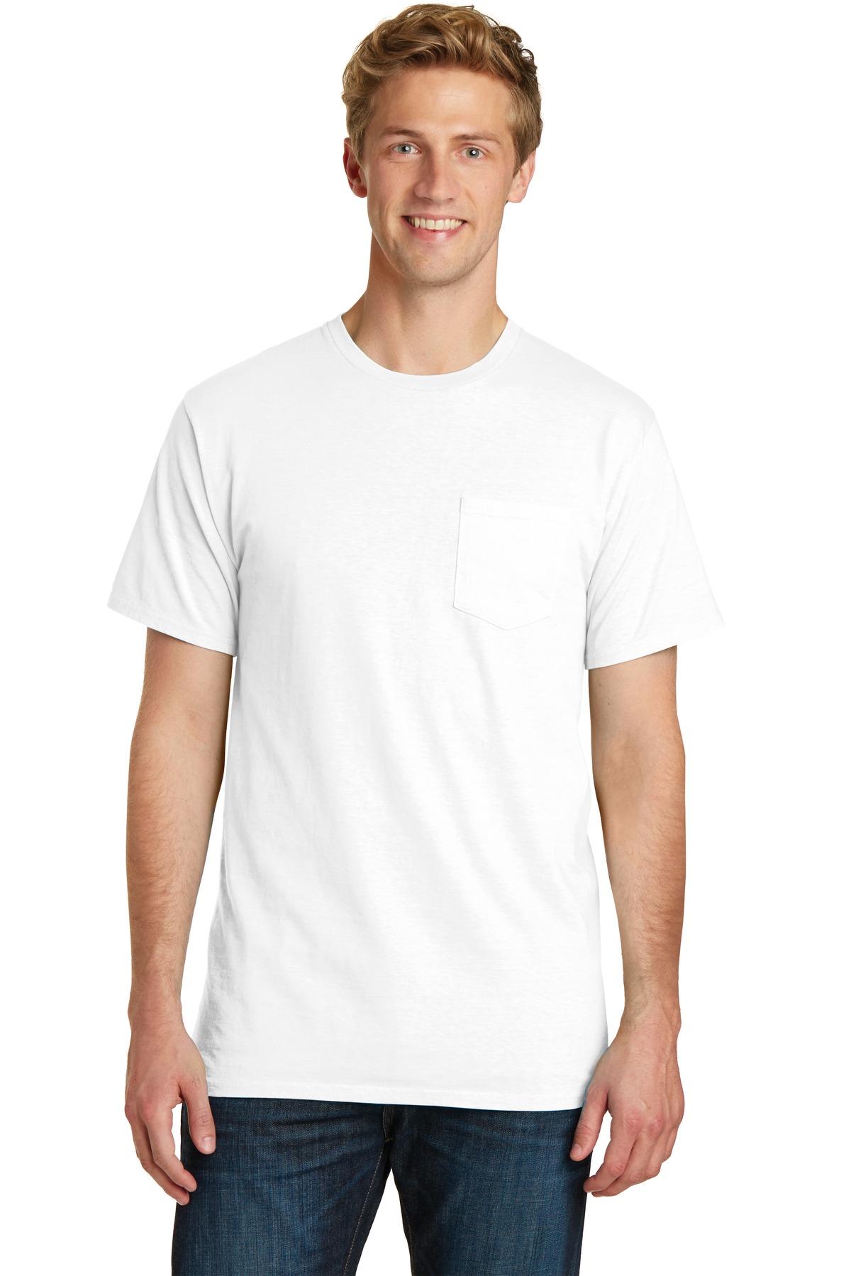 3 Pack Of Port & Company PC099P Men's Cotton Pigment-Dyed Pocket Tee T-Shirt - Picture 14 of 14