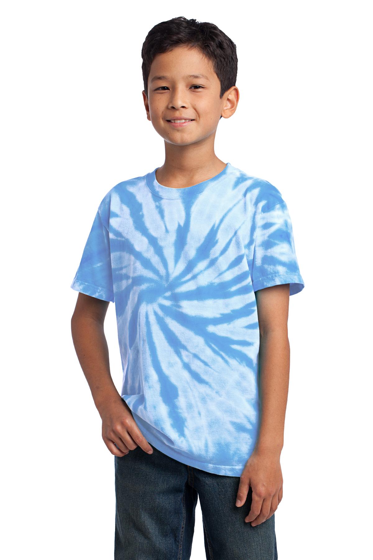 3 Pack Of Port & Company PC147Y Youth 5.4 oz Tie Dye Tee Stylish T-Shirt - Picture 7 of 22