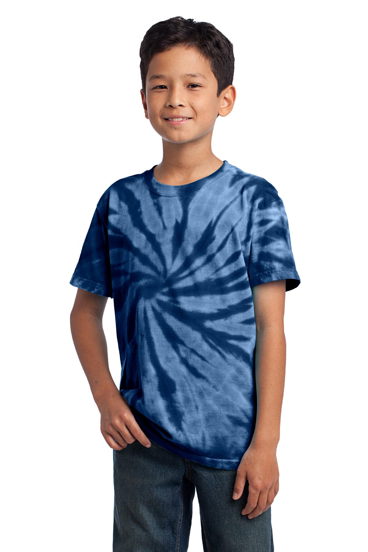 3 Pack Of Port & Company PC147Y Youth 5.4 oz Tie Dye Tee Stylish T-Shirt - Picture 10 of 22