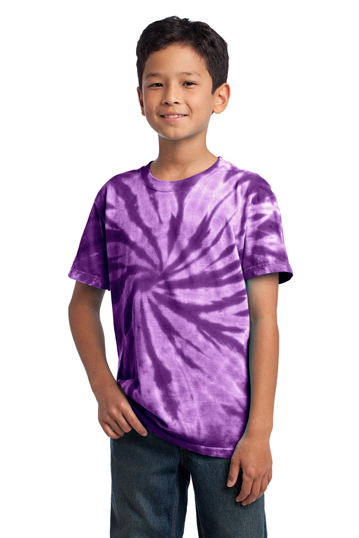 3 Pack Of Port & Company PC147Y Youth 5.4 oz Tie Dye Tee Stylish T-Shirt - Picture 16 of 22