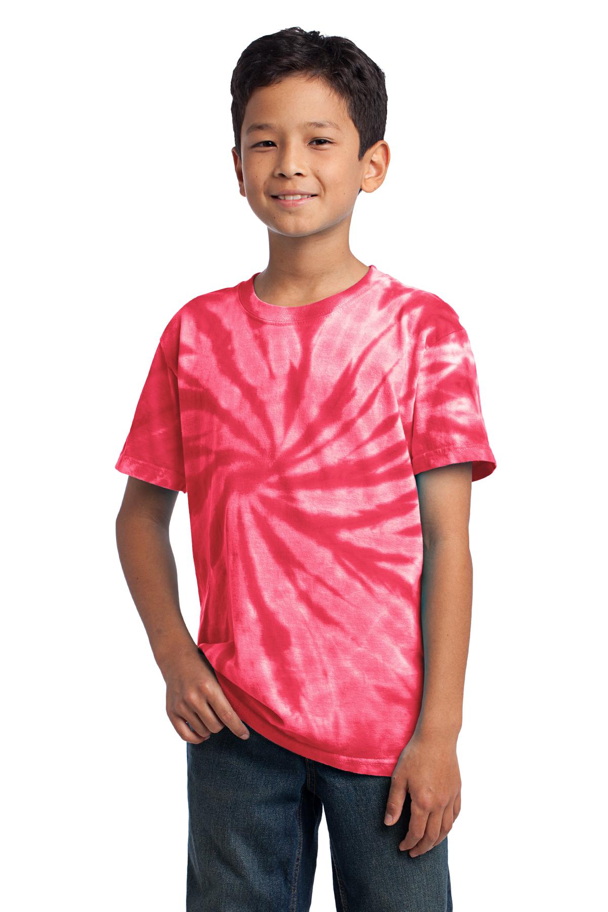 3 Pack Of Port & Company PC147Y Youth 5.4 oz Tie Dye Tee Stylish T-Shirt - Picture 18 of 22