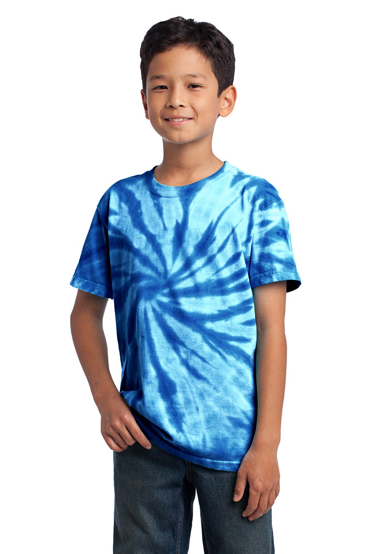 3 Pack Of Port & Company PC147Y Youth 5.4 oz Tie Dye Tee Stylish T-Shirt - Picture 19 of 22