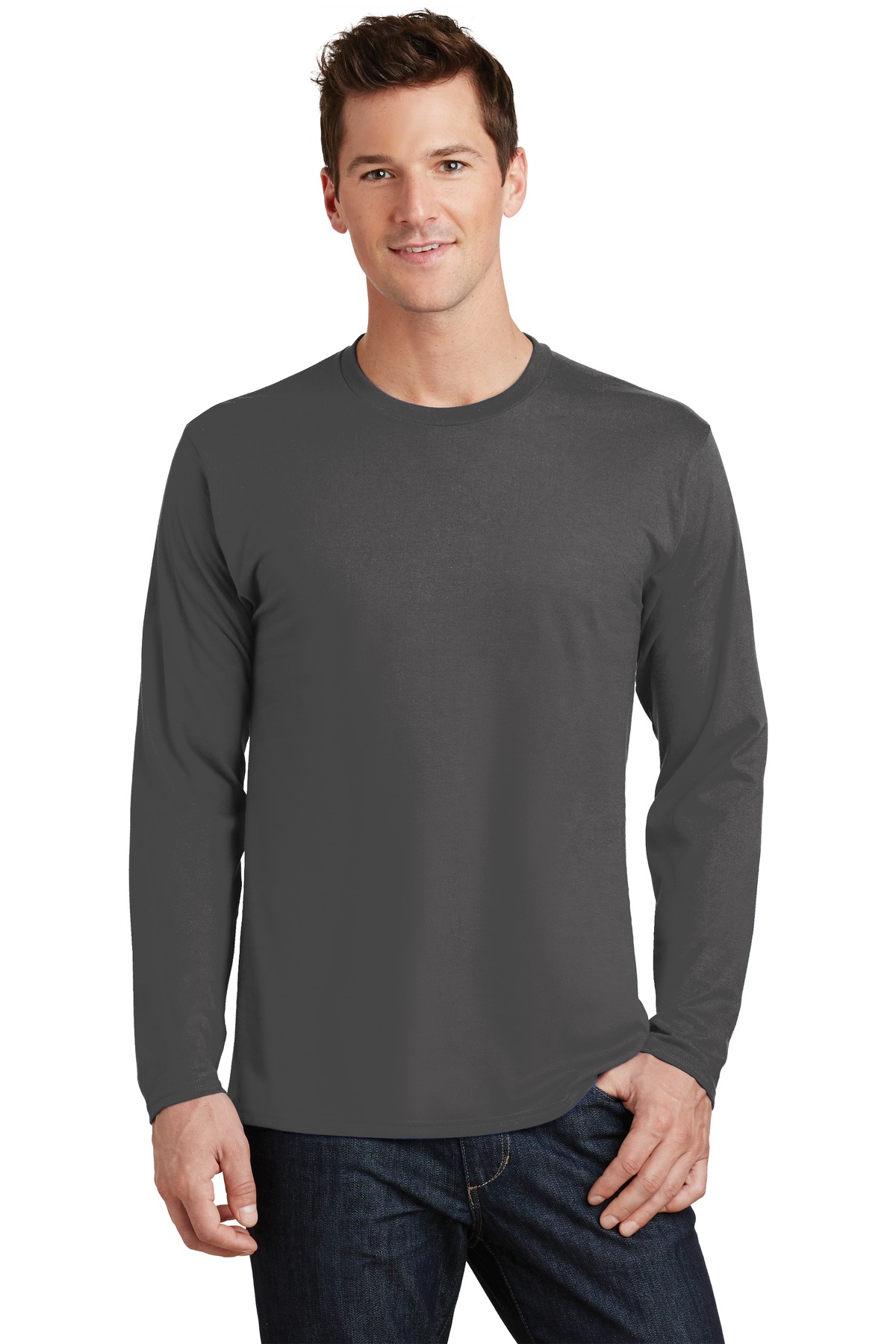3 Pack Of Port & Company PC450LS Men's Cotton Fan Favorite Tee Top T-Shirt - Picture 7 of 19