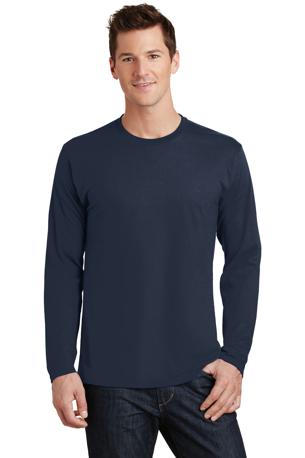 3 Pack Of Port & Company PC450LS Men's Cotton Fan Favorite Tee Top T-Shirt - Picture 9 of 19